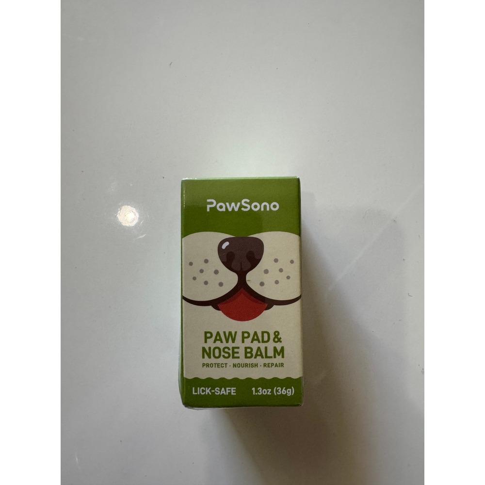 PawSono Paw Pad & Nose Balm 1.3oz Lick-Safe Protect Nourish Repair Pet Skin Care